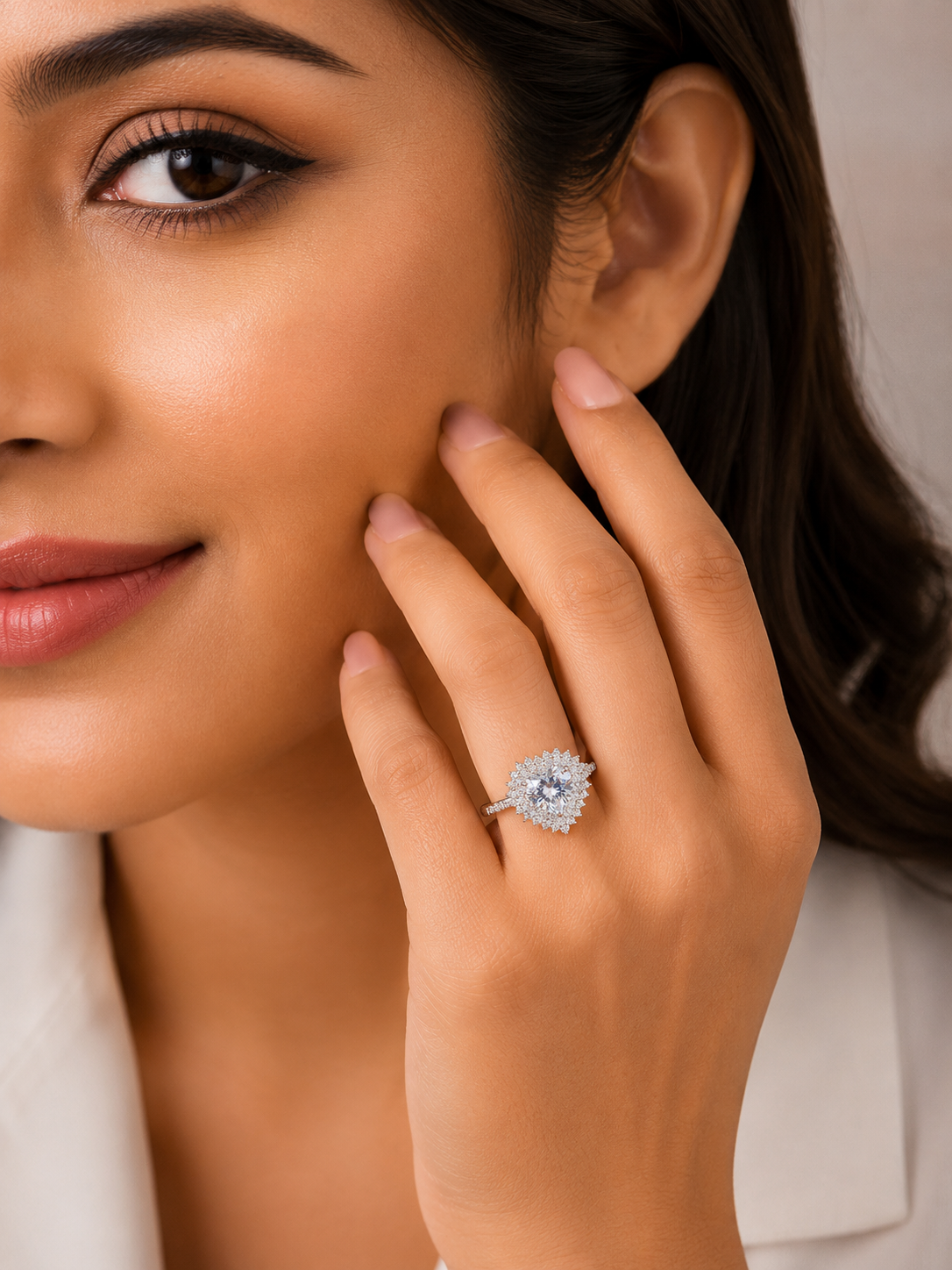 Royal Heart Halo Ring - Image 2