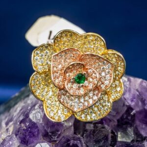 Emerald Bloom Garden Ring