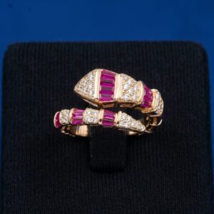 Ruby Edge Wrap Ring