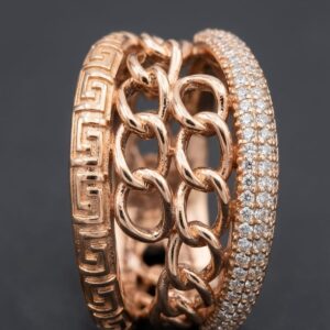 Imperial Chain Trio Ring