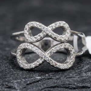 Eternal Grace Double Infinity Ring