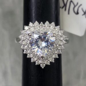 Royal Heart Halo Ring
