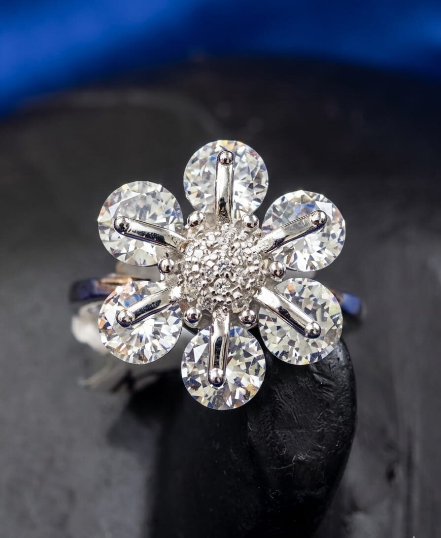 Celestia Bloom Statement Ring