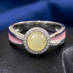 Pastel Glow Halo Ring