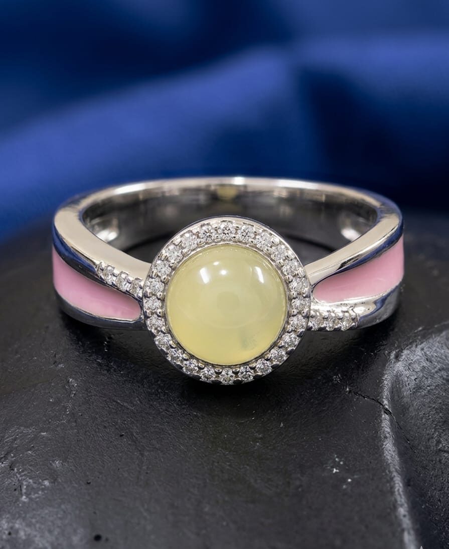 Pastel Glow Halo Ring