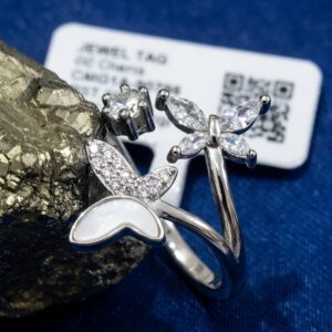 Ocean Charm Butterfly Ring