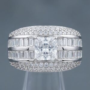 Royal Princess Baguette Band Ring