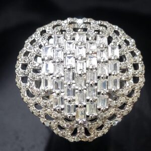 Baguette Diamond Cocktail Ring