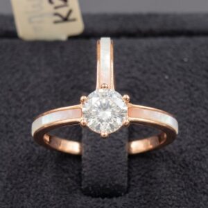 Rose Gold Solitaire Ring