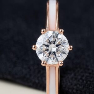 Rose Gold Solitaire Ring