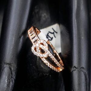 Infinity Knot Sparkle Ring