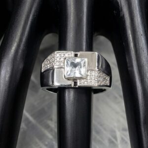 Monarch Square Stone Gents Ring