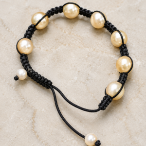 Multicolour Pearl Macramé Bracelet