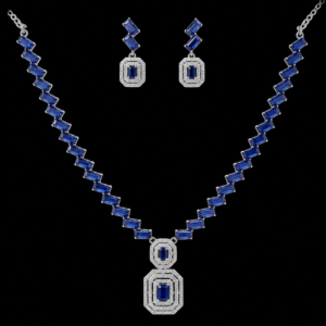 Twilight Sapphire Baguette Tennis Suite