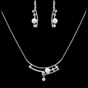 Abstract Geometric Floating Pearl Suite