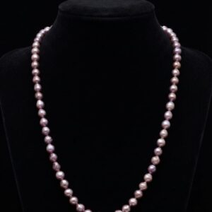 Mauve Pearl Strand Necklace