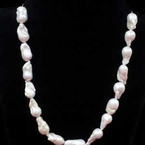 Baroque Pearl Statement Necklace