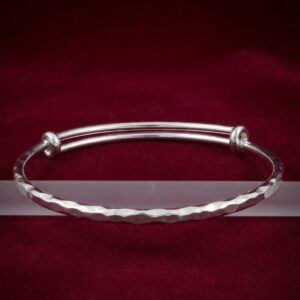 Classic Textured Silver Kada