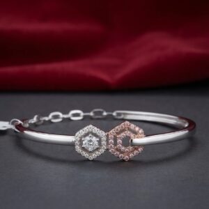 Dual Hexagon Designer Bracelet