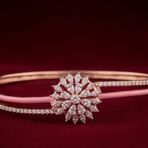 Rose Gold Blossom Diamond Bracelet