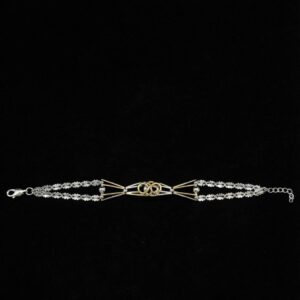 Dual-Tone Two-Way Knot Strand Bracelet