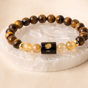 Golden Tiger's Eye Leo Zodiac Bracelet