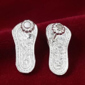 Silver Charan Paduka (Divine Sandals)