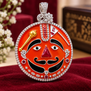 Royal Hanuman Diamond Pendant